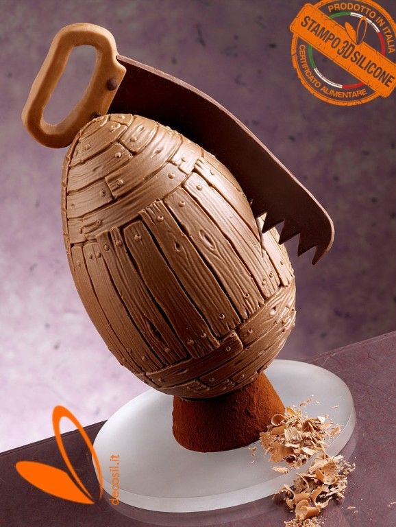 Wooden Chocolate Easter Egg LINEAGUSCIO Mould