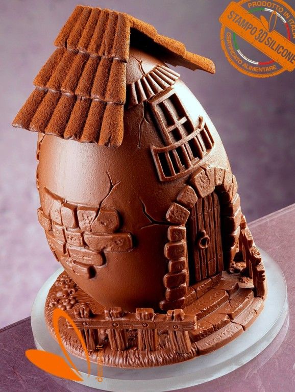 Farm Chocolate Easter Egg LINEAGUSCIO Mould