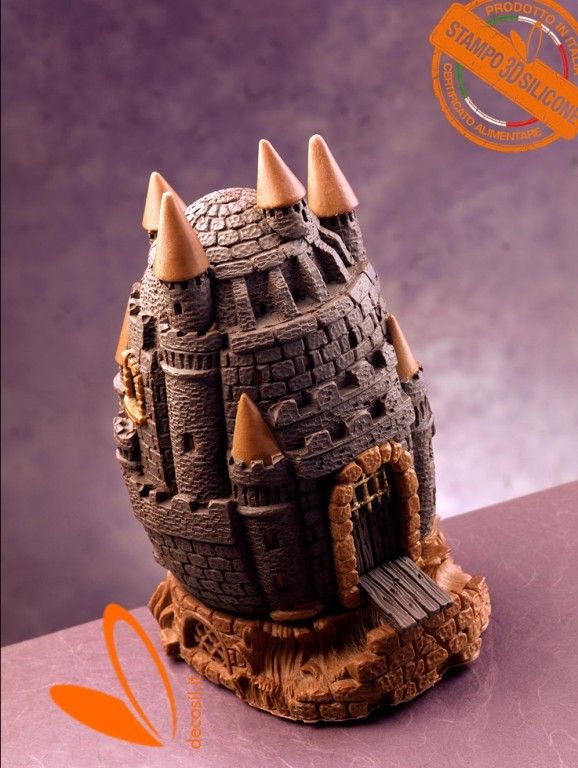 Castle Chocolate Easter Egg LINEAGUSCIO Mould