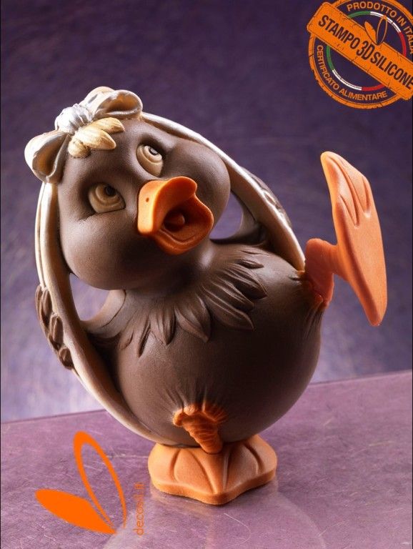 Duck Chocolate Easter Egg LINEAGUSCIO Mould