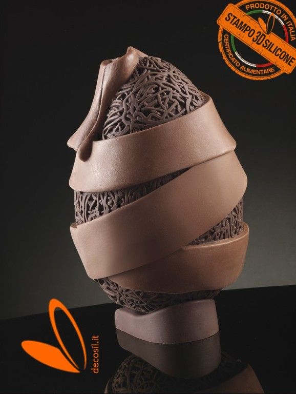 Ribbon Prince Chocolate Easter Egg LINEAGUSCIO Mould