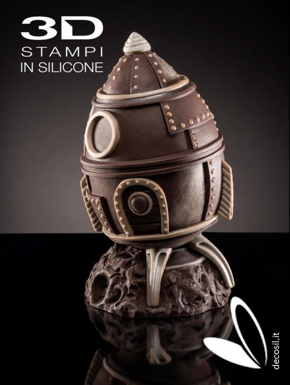 Missile Chocolate Easter Egg LINEAGUSCIO Mould