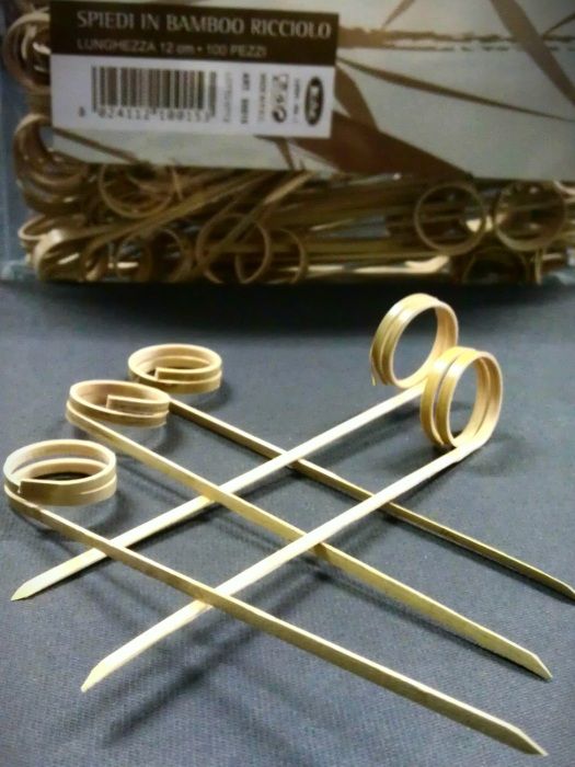 Curl Bamboo Skewers for decoStick lollipop moulds