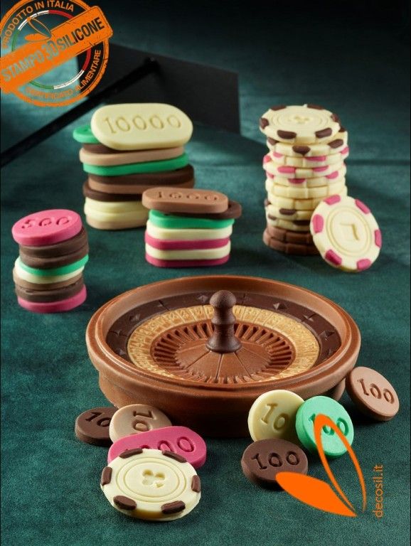 Roulette silicone mould