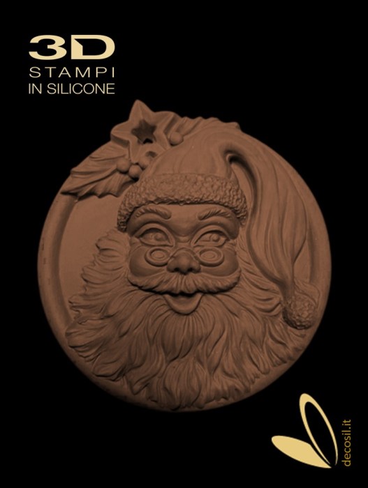 Santa Claus Chocolate pendant mould
