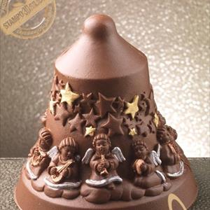 Angels Chocolate Christmas Bell LINEAGUSCIO Mould