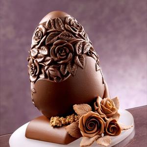 Rose Chocolate Easter Egg LINEAGUSCIO Mould
