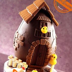Farm Chocolate Easter Egg LINEAGUSCIO Mould