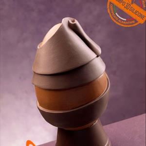 Ribbon Chocolate Easter Egg LINEAGUSCIO Mould