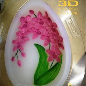 Orchids Chocolate Easter Egg LINEAGUSCIO Mould