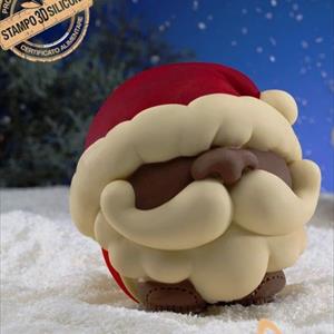 Santa Claus Chocolate Ball LINEAGUSCIO Mould