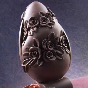 Rose Big Chocolate Easter Egg LINEAGUSCIO Mould