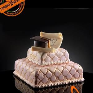 Quilted Duvet Cake Decor - Small size mould