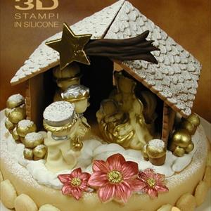 Nativity Crib with Christmas Star mould