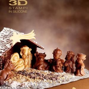 Nativity Crib with Christmas Star mould