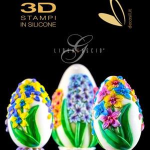 Orchids Chocolate Easter Egg LINEAGUSCIO Mould