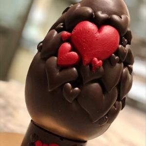 Hearts Chocolate Easter Egg LINEAGUSCIO Mould