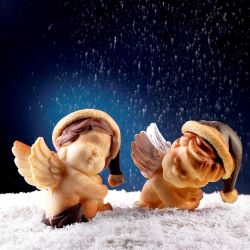 Christmas angel silicone moulds 3D for chocolate and sugar
