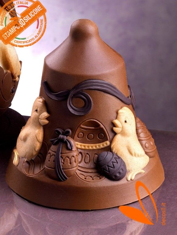Chicks Chocolate Easter Bell LINEAGUSCIO Mould
