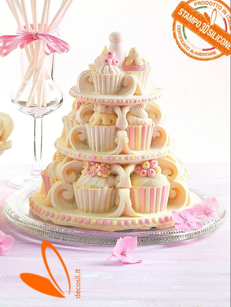 Cupcakes Chocolate Easter Bell LINEAGUSCIO Mould