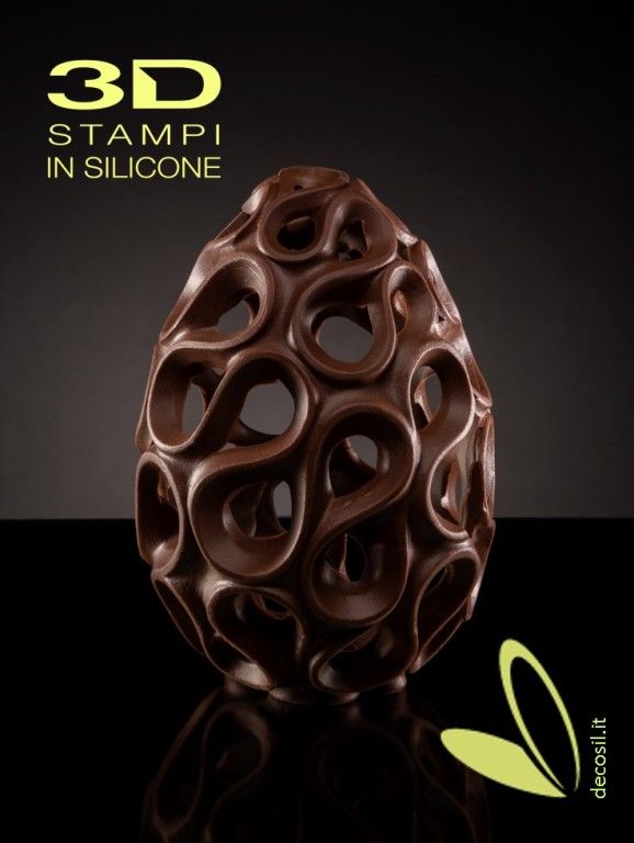 Ceramic Chocolate Easter Egg LINEAGUSCIO Mould