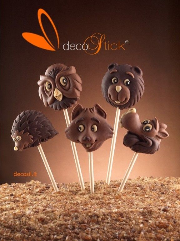 decoStick Wood Chocolate Lollies Mould