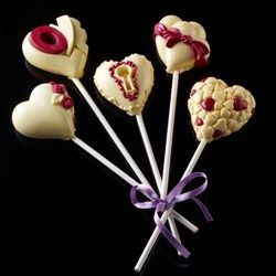 Chocolate lollipops moulds and sticks, silicone lolly moulds