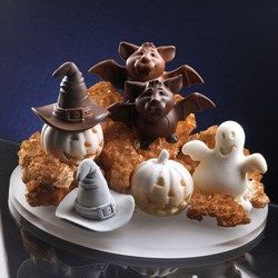 Halloween chocolate moulds, Halloween silicone moulds for cake decorating and silicone moulds fof fondant