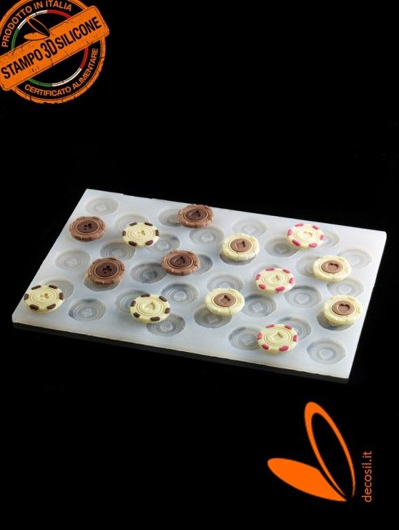 Poker Cards shaped silicone mould