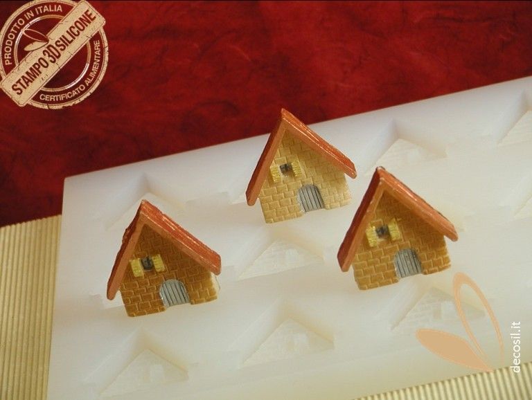 small chocolate house mould, christmas chocolate moulds, christmas chocolate molds
