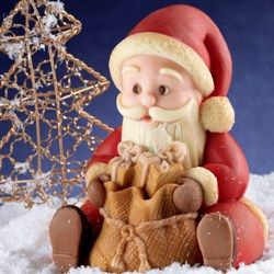 3D christmas chocolate silicone moulds