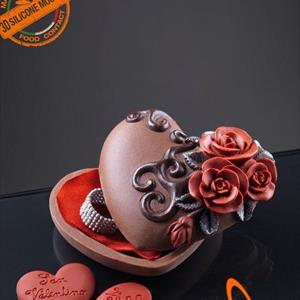 Heart case with Roses Mould