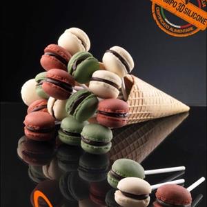 French Macaron Pops mould