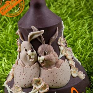 Bunny Chocolate Easter Bell LINEAGUSCIO Mould