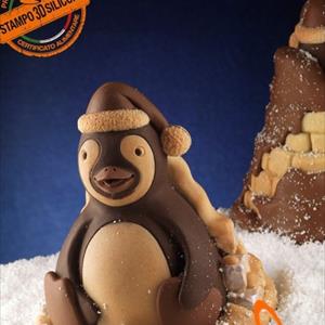 Penguin Chocolate Christmas Bell LINEAGUSCIO Mould