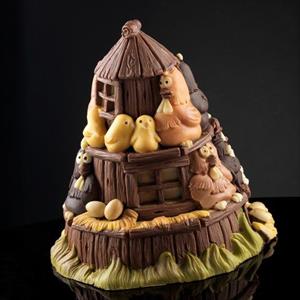 Hen House Chocolate Easter Bell LINEAGUSCIO Mould