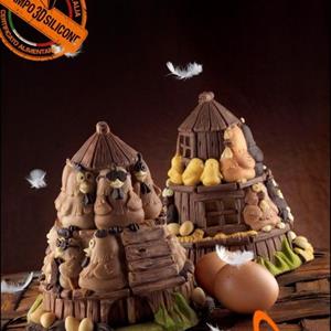 Hen House Chocolate Easter Bell LINEAGUSCIO Mould