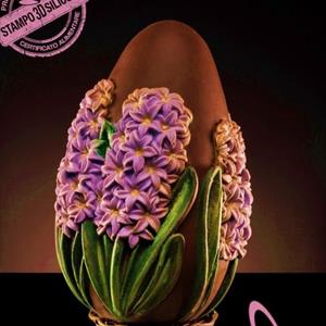 Hyacinth Chocolate Big Easter Egg  LINEAGUSCIO mould