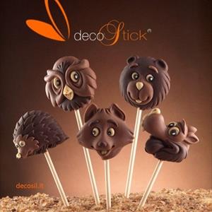decoStick Wood Chocolate Lollies Mould
