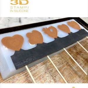 Hearts cake pops decoStick mould