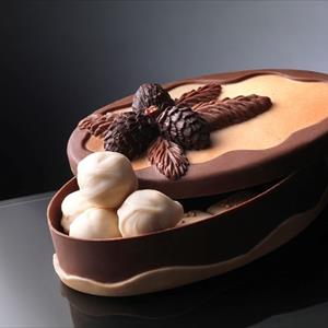 Oval Box Christmas chocolate mould