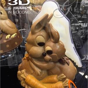 Bunny Sweet Hug Chocolate Easter Bell LINEAGUSCIO Mould