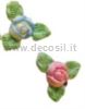 Silicone mould for border with roses