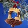 Christmas Hanging Ornament House and Stars Mould